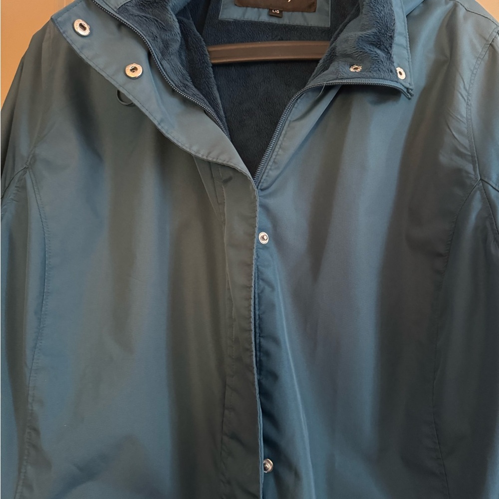 George Teal Fleece Jacket - Picture 3 of 4